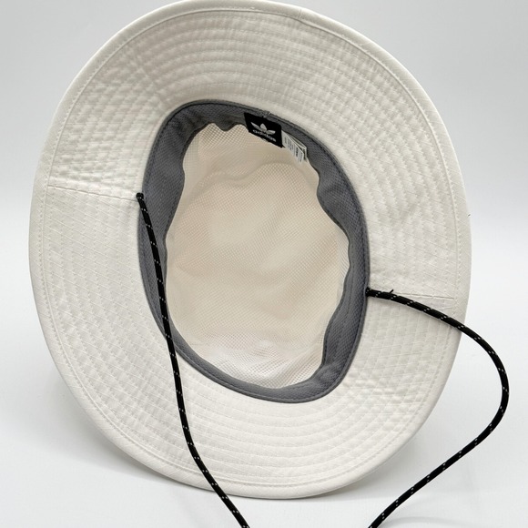 Adidas Originals Utility 2.0 Boonie Bucket Hat Side Pocket White Unisex, NEW - Picture 6 of 7